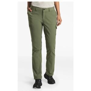 THe North Face Womens Wandur Cargo Straight Leg Pant Olive Moss Green Clover 10